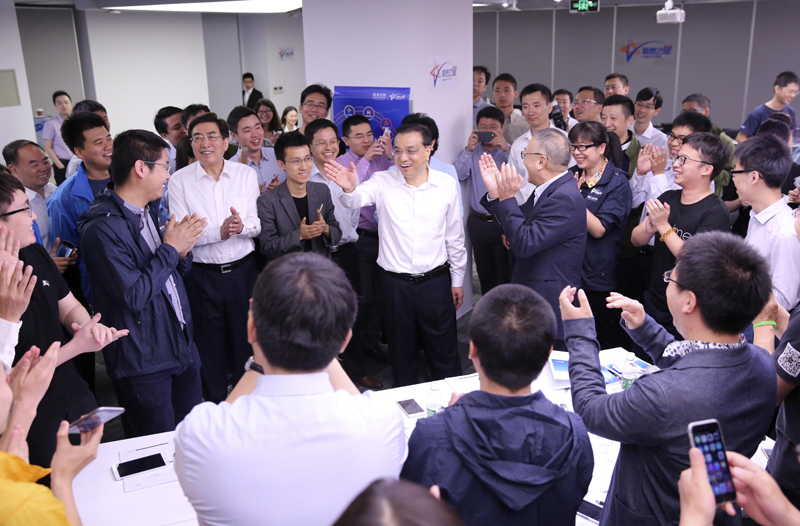 科学院和中关村创业大街考察-中共中央网络安