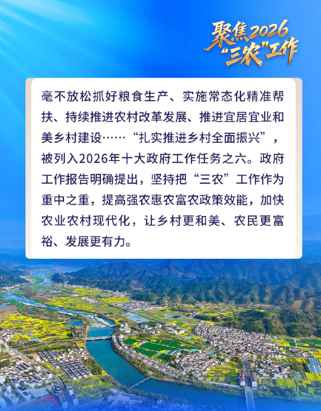 理响中国·聚焦2026“三农”工作丨春耕正当时,开局之年如何“扎实推进”乡村全面振兴?