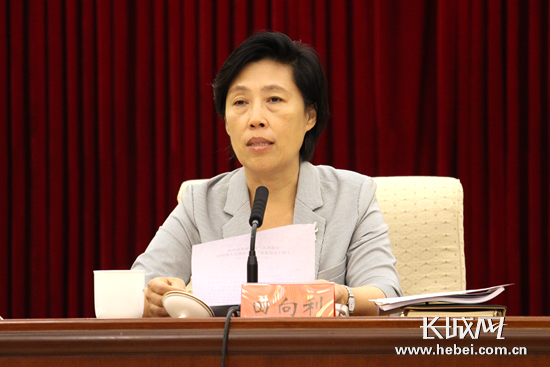 河北省委常委,宣传部部长田向利出席并讲话.记者 高琳哲 摄