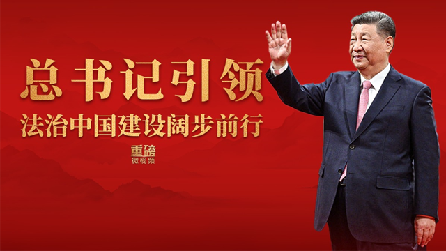 重磅微视频丨总书记引领法治中国建设阔步前行