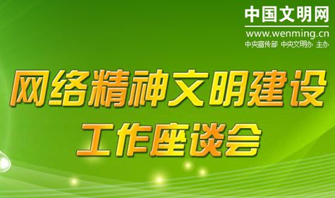 网络精神文明建设工作座谈会