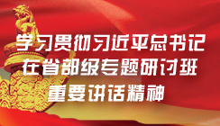 &ldquo;学习习近平总书记在省部级专题研讨班重要讲话精神&rdquo;专题